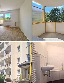 Wir renovieren für Sie: chice 3 Zimmerwohnung mit großzügigem Balkon im 2. OG - Freiberg