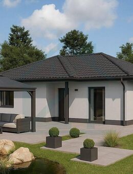 Moderner 120 m² Bungalow in Massivbauweise inklusive 590 m² Grundstück im Baugebiet Großobringen - Nohra (Landkreis Weimarer Land)