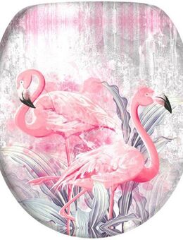 Sanilo WC-Sitz Flamingo, mit Absenkautomatik, BxL: 37,7 x 42,0 - 47,0 cm