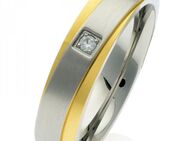 Damenring Edelstahl DE168 mit Zirkonia - Aholming