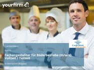 Fachangestellter für Bäderbetriebe (m/w/d) Vollzeit / Teilzeit - Kempten (Allgäu)