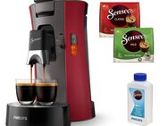 Philips Senseo Kaffeepadmaschine Select CSA240/90, mit drei Kaffee-Einstellungen, aus 21% rec. Plastik, Memo-Funktion, inkl. Gratis-Zugabe, Wert 14€ UVP