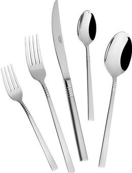 Mulex Besteck-Set Elfaso matt (60-tlg), 12 Personen, Edelstahl