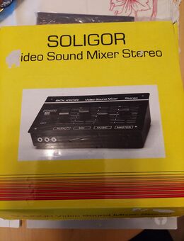 SOLIGOR Video Sound Mixer Stereo - Mischpult - Aßling