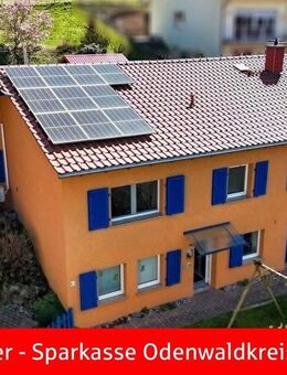 Wohnen und vermieten: Einfamilienhaus + kl. DHH + kleine Scheune / EFH für Rollstuhlfahrer geeignet! - Reichelsheim (Odenwald)