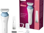 Philips Elektrokörperrasierer SatinShave Advanced Series 8000 BRL166/91, Aufsätze: 3, nass oder trocken, inkl. Gesichtshaartrimmer, Handschuh, Tasche