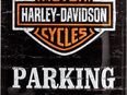 Schönes Harley-Davidson Blechschild Parking Only Motorrad Biker 30x40 cm - 3130 in 20095