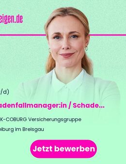 Schadenfallmanager:in / Schadensachbearbeiter:in für die Kfz- und Sachversicherung - Freiburg (Breisgau)