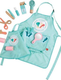 Hape Spielzeug-Frisierkoffer Super stylischer Friseursalon