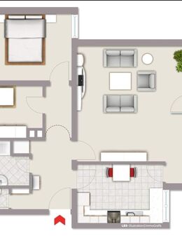 Lichtdurchflutete 3-Zimmer-Wohnung mit Balkon, Garage und viel Potenzial - Saarbrücken