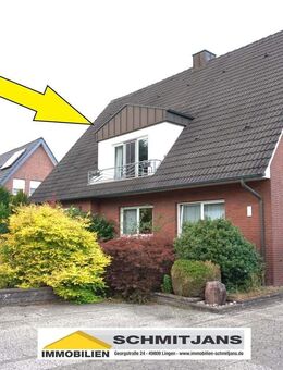 Großzügige, attraktive 4-Zimmer-Maisonettewohnung in gepflegtem 2-Familienhaus kleinem Wintergarten - Lingen (Ems)