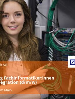 Ausbildung Fachinformatiker:innen Systemintegration (d/m/w) - Frankfurt (Main)