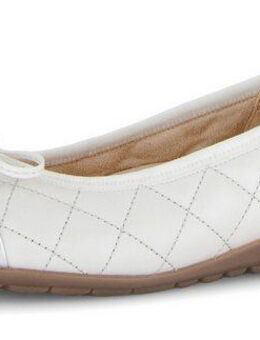 Gabor Florenz Ballerina, Halbschuh, Schlupfschuh, Businessschuh, Ziersteppungen, Weite G