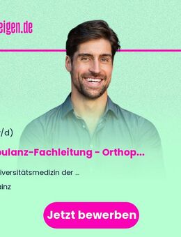 Ambulanz-Fachleitung (m/w/d) - Orthopädie und Unfallchirurgie - Mainz
