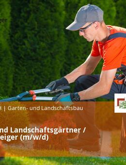 Gärtner und Landschaftsgärtner / Quereinsteiger (m/w/d) - Hannover