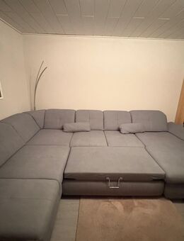 polsterpower Wohnlandschaft - steel - Ottomane links - Liegefunkt Couch sofa - Gelsenkirchen Erle