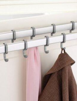 Ruco Türregal, Set 2-tlg., Aluminium/Kunststoff, mit 12 Einhängehaken