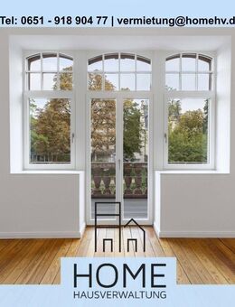 Trier-Süd: Stilvoll renovierte und hochwertig sanierte 2 ZKB - Altbauwohnung mit Balkon in begehrter Lage - Trier