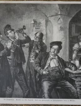 Grafik : Der Protzenbauer. , Gemälde von Otto Ruprecht. , Blatt 34cm x 26cm , M70 - Görlitz