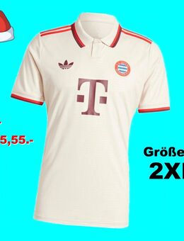 NEU Original Adidas Ausweich-Trikot Größe XXL 2XL Bayern München NEU - Borken