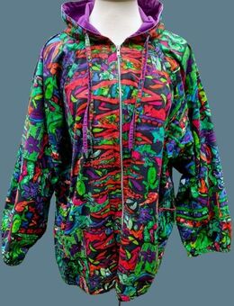 Himalaya Boho Wendejacke mit Kapuze für Frauen - Niederfischbach