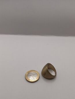 Ring Damen Modeschmuck Farbe Gold groß - Essen