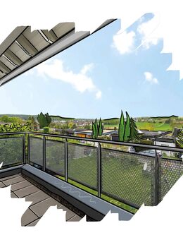 Hübsche 3-Zimmer-Wohnung in Aussichtslage - Remseck (Neckar)