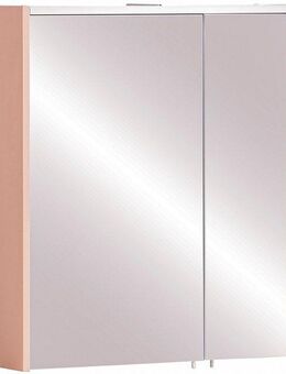 Schildmeyer Spiegelschrank Smash, Breite 63 cm Apricot Dekor, inkl. LED-Beleuchtung und Steckdose