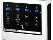 Karibu Sauna Bodo, BxTxH: 196 x 178 x 198 cm, 68 mm, mit Ofen 9 kW Bio mit ext. Strg.