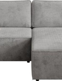 TRENDMANUFAKTUR Ecksofa Challenge, Schlafsofa mit Bettkasten, Couch in L-Form, Breite 245 cm, Recamiere beidseitig montierbar, auch in trendigem Cordstoff