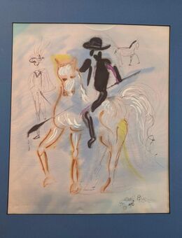 Bild nach Salvatore Dali auf Seide - Mechernich