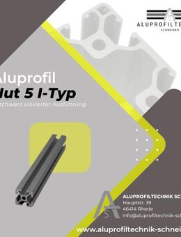 Aluprofil 20x20 leicht Nut 5 I-Typ - Rhede