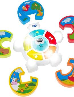Chicco Lernspielzeug Elektronisches Puzzle - Errate Das Tier, mit Licht und Sound