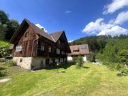 Attraktives Hofgut mit 2 großen Wohn- und Ökonomiegebäuden in traumhafter, sonniger Panorama Alleinlage - Oberwolfach