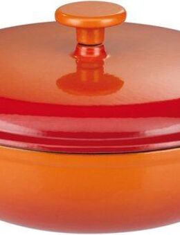 GSW Schmortopf Orange Shadow, Gusseisen (1-tlg), Induktion