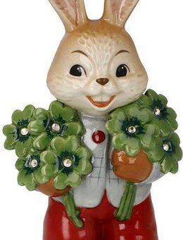 Goebel Osterhase Figur Hasenjunge - Viel Glück! (1 St), Osterfigur, Dekofigur, Ostern, Osterdekoration