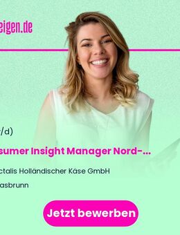 (Junior) Consumer Insight Manager Nord-Ost Europa (m/w/d) - Grasbrunn