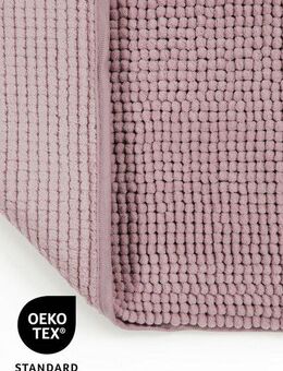 OTTO home Badematte Kaelan, weicher Chenille, Höhe 14 mm, rutschhemmend beschichtet, fußbodenheizungsgeeignet, Polyester, rechteckig, Badvorleger, Badteppich weiches Chenille, pastellfarben, Badezimmer