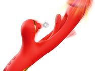 KELESTA 3 in 1 Dildo Sexspielzeug Vibration für Frauen, G Punkt Vibrator mit 7 Vibrationen, 7 Slap-Modi & 7 Pulsationsmodi, Sex Spielzeug für die Frau und Geschenke für Frauen Klitoris - Ennigerloh