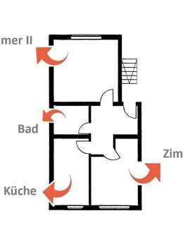 Zentrale 2-Zimmer-Wohnung! - Hamm