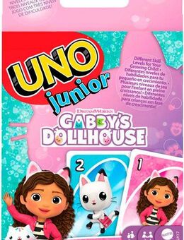 Mattel games Spiel UNO Gabby´s Dollhouse, Kartenspiel