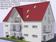 2-Zimmer-EG-Wohnung (Whg. 1) mit Terrasse - KfW 40 in ruhiger, zentraler Wohnlage in Burgau - Burgau