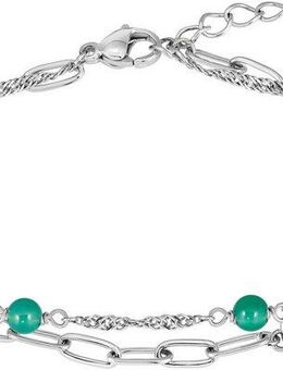 Lacoste Gliederarmband DEVA, 2040457, 2040458, mit Agate oder Onyx