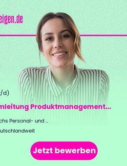 Teamleitung (m/w/d) Produktmanagement & Vertriebsunterstützung - Fokus Firmenkunden - Mainz Zentrum