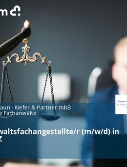 Rechtsanwaltsfachangestellte/r (m/w/d) in TZ oder VZ - Offenburg