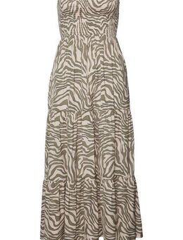 LASCANA Bandeaukleid mit Animaldruck, schulterfreies Maxikleid, Sommerkleid mit Taschen