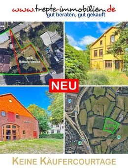 Schnäppchenjäger aufgepasst * Lukrativer 5/6 Erbteil an einem historischen Hof + Geschosswhg.baugrdst. + 4,37ha Gartenland - Hamburg