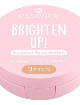 Essence Foundation BRIGHTEN UP! cushion foundation, Langanhaltend, wasserfest, mittlere Deckkraft