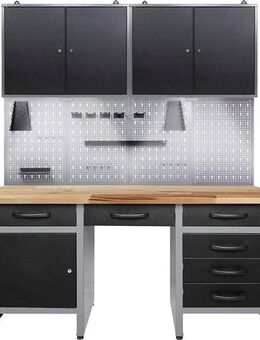 ONDIS24 Werkstatt-Set, 160 cm, mit LED
