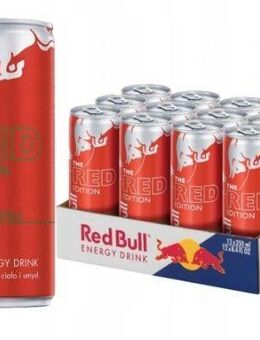 Red Bull Wassermelone - 12x250ml - Erfrischender Energy Drink - Ingolstadt
